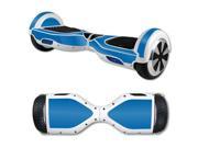 MightySkins Protective Vinyl Skin Decal for Hover Board Self Balancing Scooter mini 2 wheel x1 razor wrap cover sticker Solid Blue