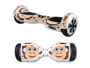 MightySkins Protective Vinyl Skin Decal for Hover Board Self Balancing Scooter mini 2 wheel x1 razor wrap cover sticker Monkey