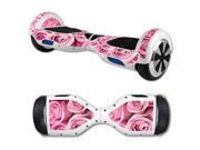 MightySkins Protective Vinyl Skin Decal for Hover Board Self Balancing Scooter mini 2 wheel x1 razor wrap cover sticker Pink Roses