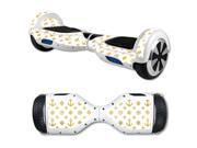 MightySkins Protective Vinyl Skin Decal for Hover Board Self Balancing Scooter mini 2 wheel x1 razor wrap cover sticker Gold Anchors