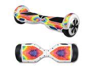 MightySkins Protective Vinyl Skin Decal for Hover Board Self Balancing Scooter mini 2 wheel x1 razor wrap cover sticker Tie Dye 2