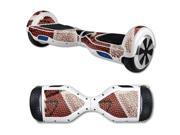 MightySkins Protective Vinyl Skin Decal for Hover Board Self Balancing Scooter mini 2 wheel x1 razor wrap cover sticker Football