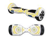 MightySkins Protective Vinyl Skin Decal for Hover Board Self Balancing Scooter mini 2 wheel x1 razor wrap cover sticker Yellow Aztec