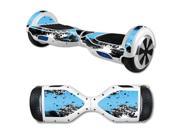 MightySkins Protective Vinyl Skin Decal for Hover Board Self Balancing Scooter mini 2 wheel x1 razor wrap cover sticker Hip Splatter