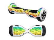MightySkins Protective Vinyl Skin Decal for Hover Board Self Balancing Scooter mini 2 wheel x1 razor wrap cover sticker Happy Faces