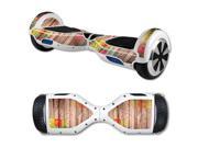 MightySkins Protective Vinyl Skin Decal for Hover Board Self Balancing Scooter mini 2 wheel x1 razor wrap cover sticker Wood You