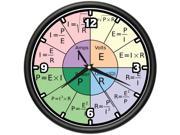 OHMS LAW Wall Clock math class school teacher geek nerd gift