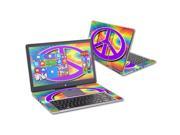 Mightyskins Protective Skin Decal Cover for Acer Aspire R7 15.6 wrap sticker skins Hippie Time