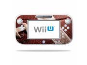 Mightyskins Protective Vinyl Skin Decal Cover for Nintendo Wii U GamePad Controller wrap sticker skins Football