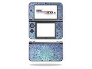 MightySkins Protective Vinyl Skin Decal for New Nintendo 3DS XL 2015 cover wrap sticker skins Carved Blue