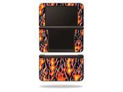 MightySkins Protective Vinyl Skin Decal Cover for Nintendo 3DS XL Original 2012 2014 Models Sticker Wrap Skins Hot Flames