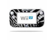 Mightyskins Protective Vinyl Skin Decal Cover for Nintendo Wii U GamePad Controller wrap sticker skins Zebra