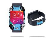Mightyskins Protective Vinyl Skin Decal Cover for Samsung Galaxy Gear 2 Smart Watch Cover wrap sticker skins Hip Splatter