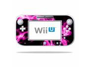 Mightyskins Protective Vinyl Skin Decal Cover for Nintendo Wii U GamePad Controller wrap sticker skins Pink Flames