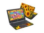 Mightyskins Protective Vinyl Skin Decal Cover for Acer Aspire E11 ES1 11.6 Cover wrap sticker skins Sunflowers