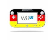 Mightyskins Protective Vinyl Skin Decal Cover for Nintendo Wii U GamePad Controller wrap sticker skins German Flag