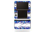 MightySkins Protective Vinyl Skin Decal Cover for Nintendo 3DS XL Original 2012 2014 Models Sticker Wrap Skins Blue Fire