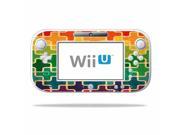 Mightyskins Protective Vinyl Skin Decal Cover for Nintendo Wii U GamePad Controller wrap sticker skins Puzzle