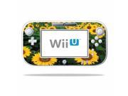 Mightyskins Protective Vinyl Skin Decal Cover for Nintendo Wii U GamePad Controller wrap sticker skins Sunflowers