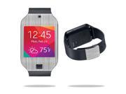 Mightyskins Protective Vinyl Skin Decal Cover for Samsung Galaxy Gear 2 Neo Smart Watch wrap sticker skins Steel