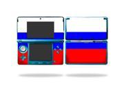 Mightyskins Protective Vinyl Skin Decal Cover for Nintendo 3DS wrap sticker skins Russian Flag