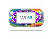 Mightyskins Protective Vinyl Skin Decal Cover for Nintendo Wii U GamePad Controller wrap sticker skins Hippie Time