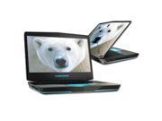 Mightyskins Protective Skin Decal Cover for Alienware 14 Released 2013 Gaming Laptop wrap sticker skins Polar Bear