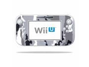 Mightyskins Protective Vinyl Skin Decal Cover for Nintendo Wii U GamePad Controller wrap sticker skins Gray Camo