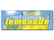 48 LEMONADE DECAL sticker stand fresh squeezed lemon