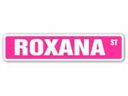 ROXANA Street Sign name kids childrens room door bedroom girls boys gift