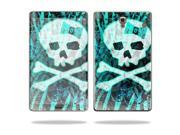 Mightyskins Protective Vinyl Skin Decal Cover for Samsung Galaxy Tab S 8.4 wrap sticker skins Zebra Skull