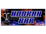 24 HOOKAH BAR DECAL sticker smoke flavored vapor bar club middle eastern