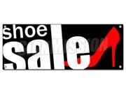 SHOE SALE BANNER SIGN store shoes clearance signs