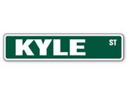 KYLE Street Sign name kid child boy girl room bedroom gift