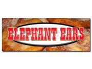 36 ELEPHANT EARS DECAL sticker concessions ear