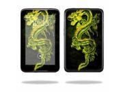 Mightyskins Protective Skin Decal Cover for Lenovo IdeaTab A1000 7 Inch Tablet wrap sticker skins Neon Dragon
