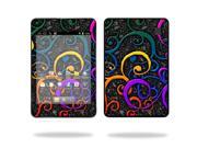 Mightyskins Protective Vinyl Skin Decal Cover for Velocity Micro Cruz T408 Tablet wrap sticker skins Color Swirls