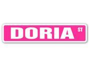 DORIA Street Sign name kids childrens room door bedroom girls boys gift