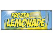 FROZEN LEMONADE BANNER SIGN slushie smoothie lemonade sugar sweet carnival