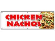 72 CHICKEN NACHOS BANNER SIGN snack melted mexican chili taco tex mex food