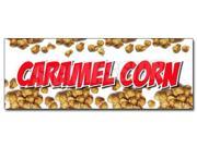 48 CARAMEL CORN DECAL sticker caramel popcorn new