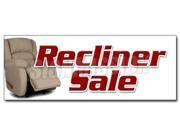 24 RECLINER SALE DECAL sticker furniture chairs sofa coffee tables lazyboy