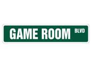 GAME ROOM Street Sign new signs gameroom gamer gift games pinball foosball air hockey sign