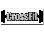 24 CROSSFIT DECAL sticker core strength conditioning nutrition exercise gym