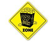 POPCORN ZONE Sign pop corn cart concession fair signs