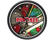 PINBALL Wall Clock machine games game room arcade new