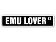 EMU LOVER Street Sign Australia bird lover watcher birding birdwatcher