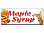 48 MAPLE SYRUP DECAL sticker pancakes waffles