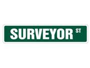 SURVEYOR Street Sign surveyors land survey gift