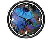 SCUBA DIVER Wall Clock diver dive fins mask gift